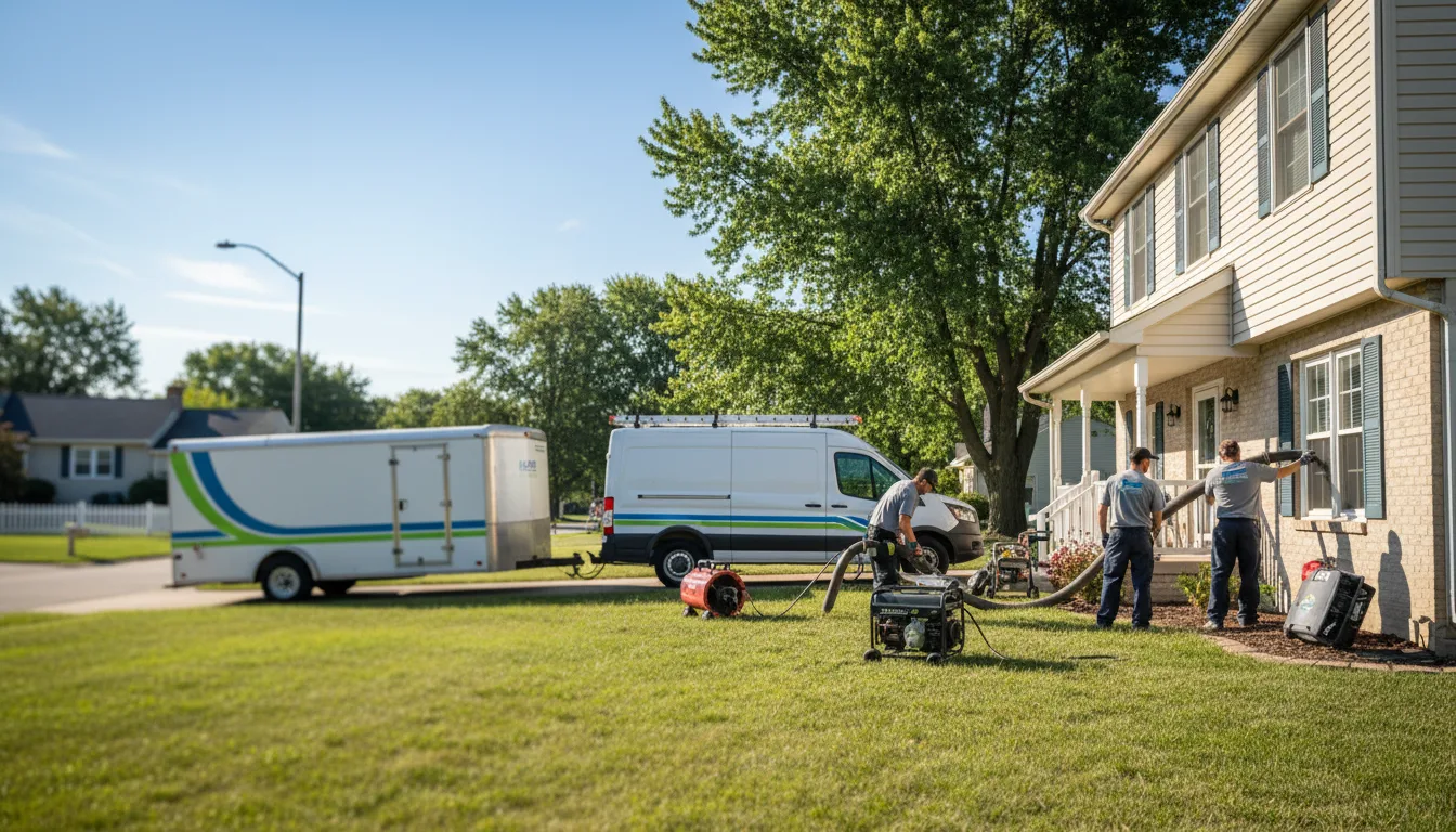 Flooded Basement Restoration And Cleanup With Repair in Fairdale, ND near me